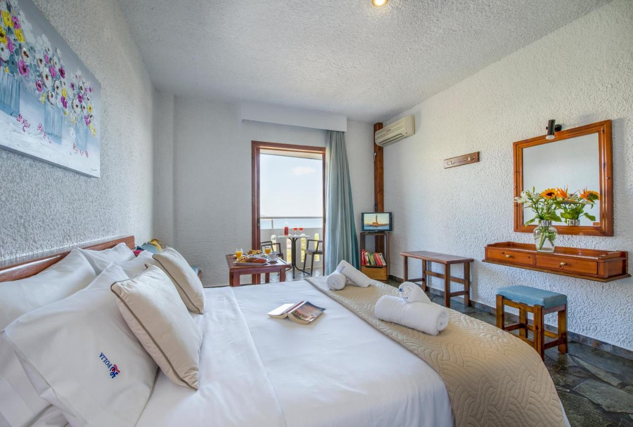 Folia Apartments Chania Agia Marina Buitenkant foto