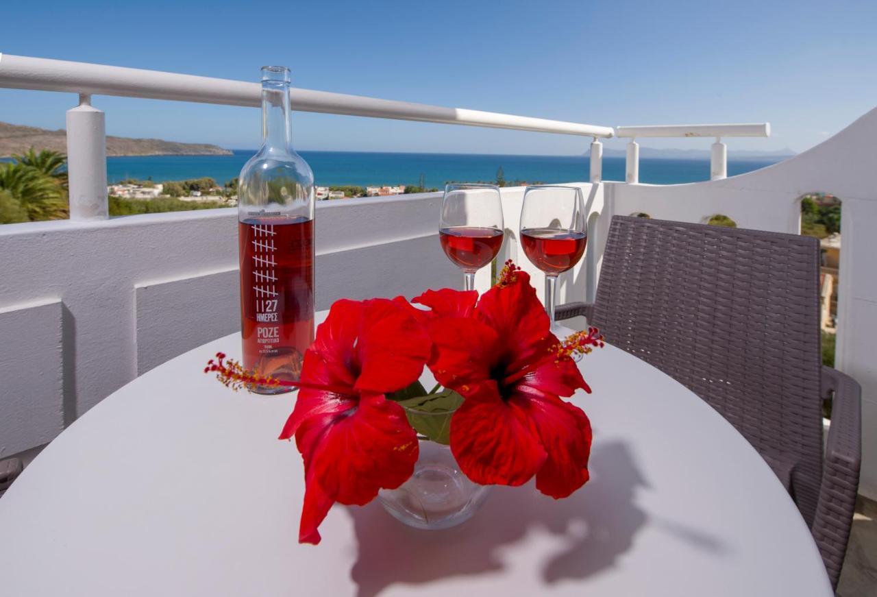 Folia Apartments Chania Agia Marina Buitenkant foto