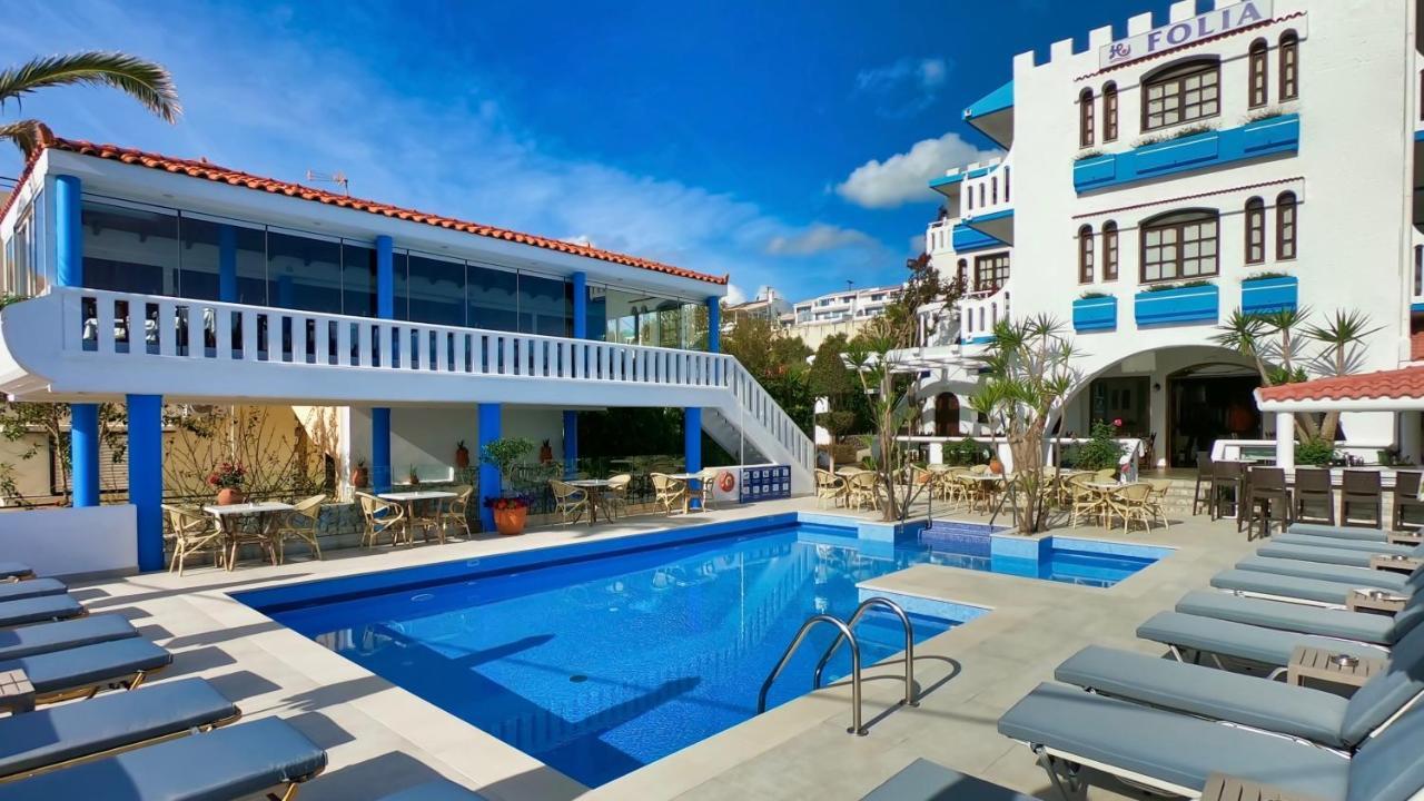 Folia Apartments Chania Agia Marina Buitenkant foto