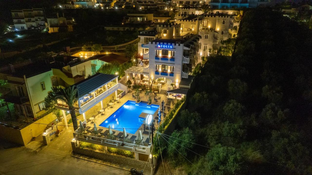 Folia Apartments Chania Agia Marina Buitenkant foto